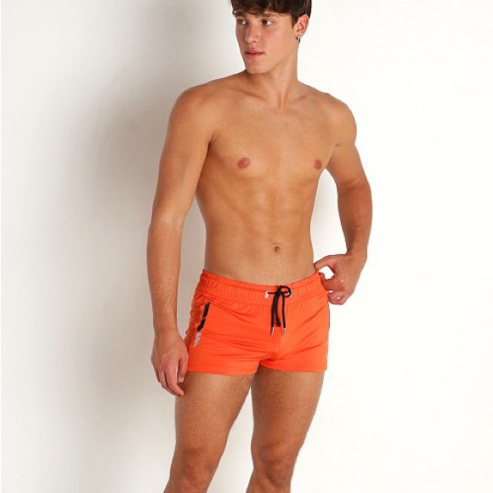 Jolt Flame Orange Trunk Shorts